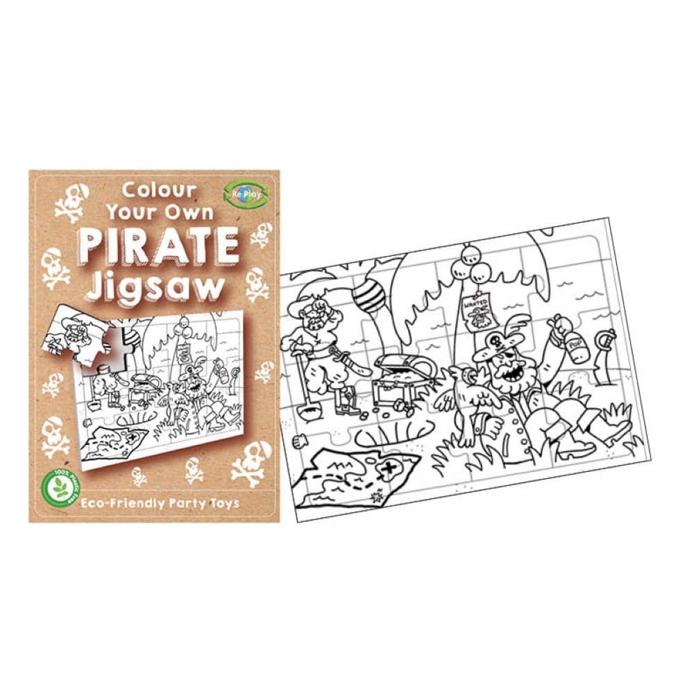 Mini Colour Your Own Pirate Jigsaw Puzzles